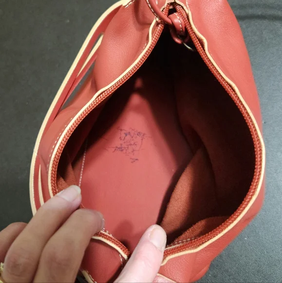 Loewe red leather hand bag - Picture 7 of 10